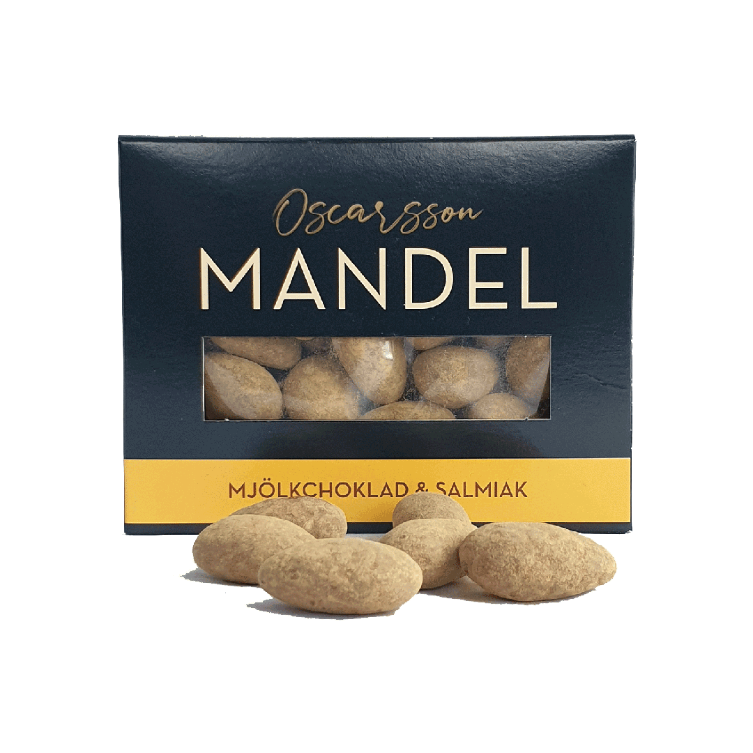 Mandel med Mjölkchoklad och Salmiak